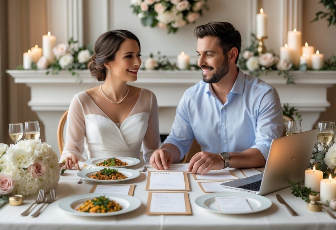 Sådan sammensætter menuen til jeres forestående bryllup
